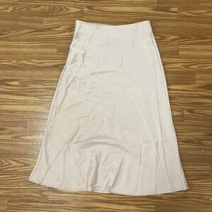 Mermaid bottom satin skirt